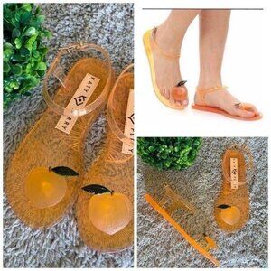 Katy‎ Perry Jelly  Peach Thong Sanda Size 5